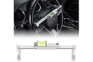 mocsenber Aluminum Steering Wheel Level Alignment Tool Suitable for Most Vehicles, Car Alignment Tool Kit, Alignment Tools Automotive