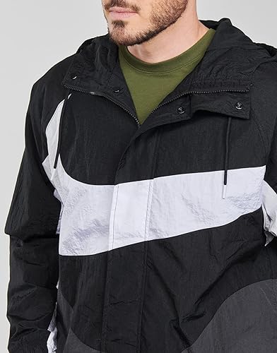 nike sportswear swoosh woven lined jacket