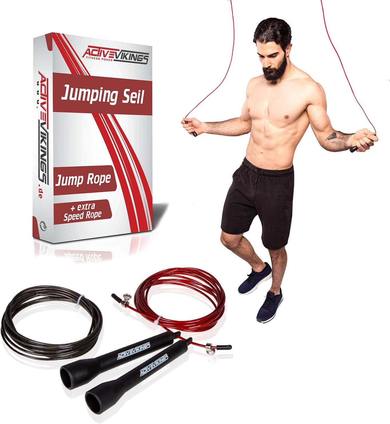 Boxen Skipping Rope Jump Rope Sprungseil Kickboxen Springseil Fitness