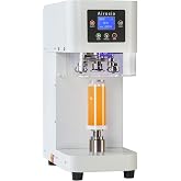 Commercial Automatic Soda Can Sealer, 270W Powerful Motor, Height Adjustable White Can Sealing Machine for 202 Size 55mm Aluminum &amp; Plastic Cans