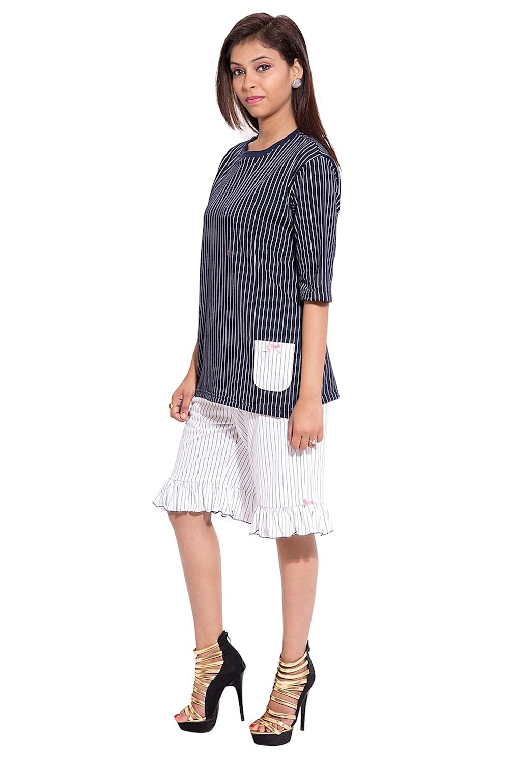 forever9teen women's hosiery night suit set_1ss16-0005/ns1-p