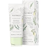 Thymes Restorative Hand Cream for Women & Men - Moisturizing Hand Cream Travel Size - Notes of Eucalyptus Oil, Lemon, Petitgrain, Bergamot, Lemongrass, & Lush Fir - Skin Care (Eucalyptus, 1.9 fl oz)
