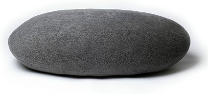 Dark Gray Living Stone Pillows Creative Pebble Cushions Unique