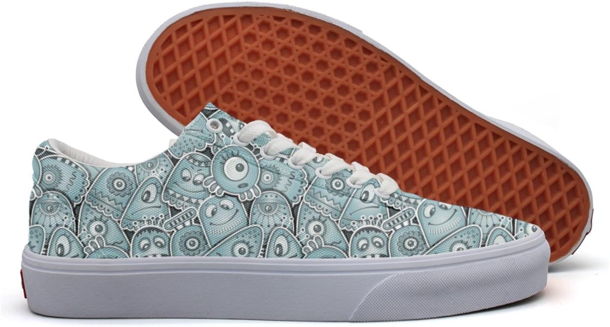 Alien And Monsters Women‘s Casual Sneakers Shoes Flat Customize Spring Designer