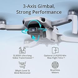 DJI Mini 4K Fly More Combo, Drone with 4K UHD