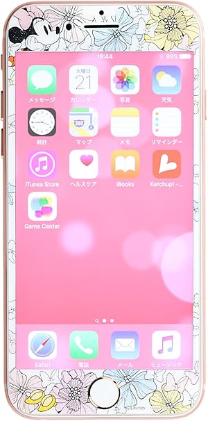 Amazon ディズニー Iphone8 7 6s 6 ガラスフィルム キャラクター 液晶保護フィルム 9h 0 33mm ミニーマウス スクリーンプロテクター 通販