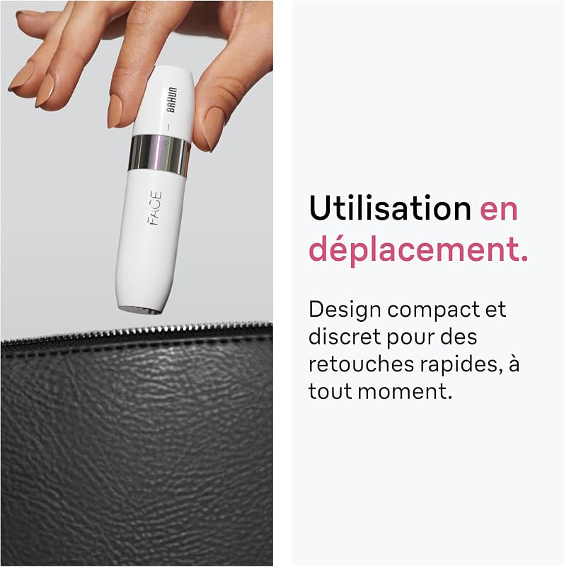 Rasoir Femme, Modèle FS1005 Mini pour Le Visage, Blanc