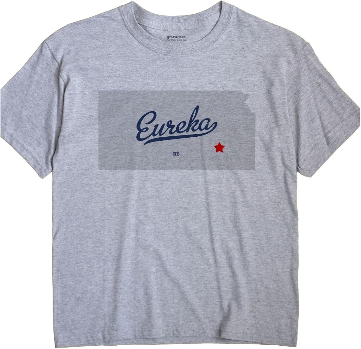 Eureka Kansas T-Shirt MAP
