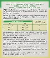 Johnsons Vet Easy One Dose Wormer Size 1 for Small Dogs and Puppies up to 6kg view 4