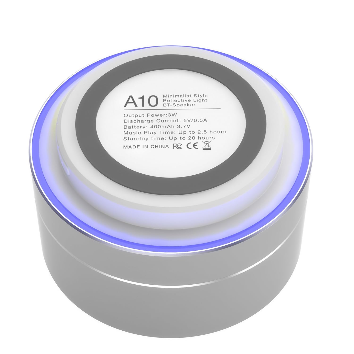 minimalist style reflective light bt speaker