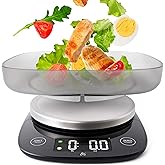 Greater Goods Food Scale with Bowl, Accurate Digital Kitchen Scale with Weight Measurements in Grams and Ounces, Designed in 