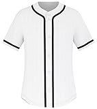 Mens Baseball Jersey Baseball Button Down Jersey