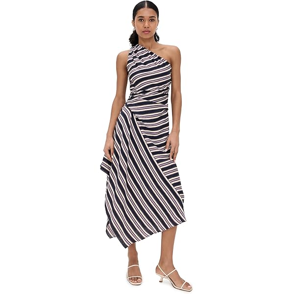 A.L.C. Women's Diane Dress, Black/Tan, 0 at Amazon Women's Clothing store