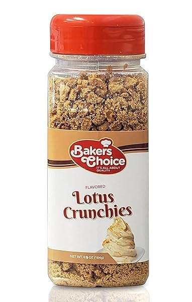 BAKER’S CHOICE LOTUS CRUNCH TOPPING – LOTUS FLAVORED...