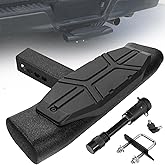 OTHOWE Trailer Hitch Step for 2" Hitch Receiver Universal Fit for Trucks SUV Car Van, Carbon Steel with Dual-Stage Black Powder Anti-Slip Tow Hitch Step