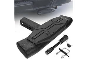 OTHOWE Trailer Hitch Step for 2" Hitch Receiver Universal Fit for Trucks SUV Car Van, Carbon Steel with Dual-Stage Black Powder Anti-Slip Tow Hitch Step