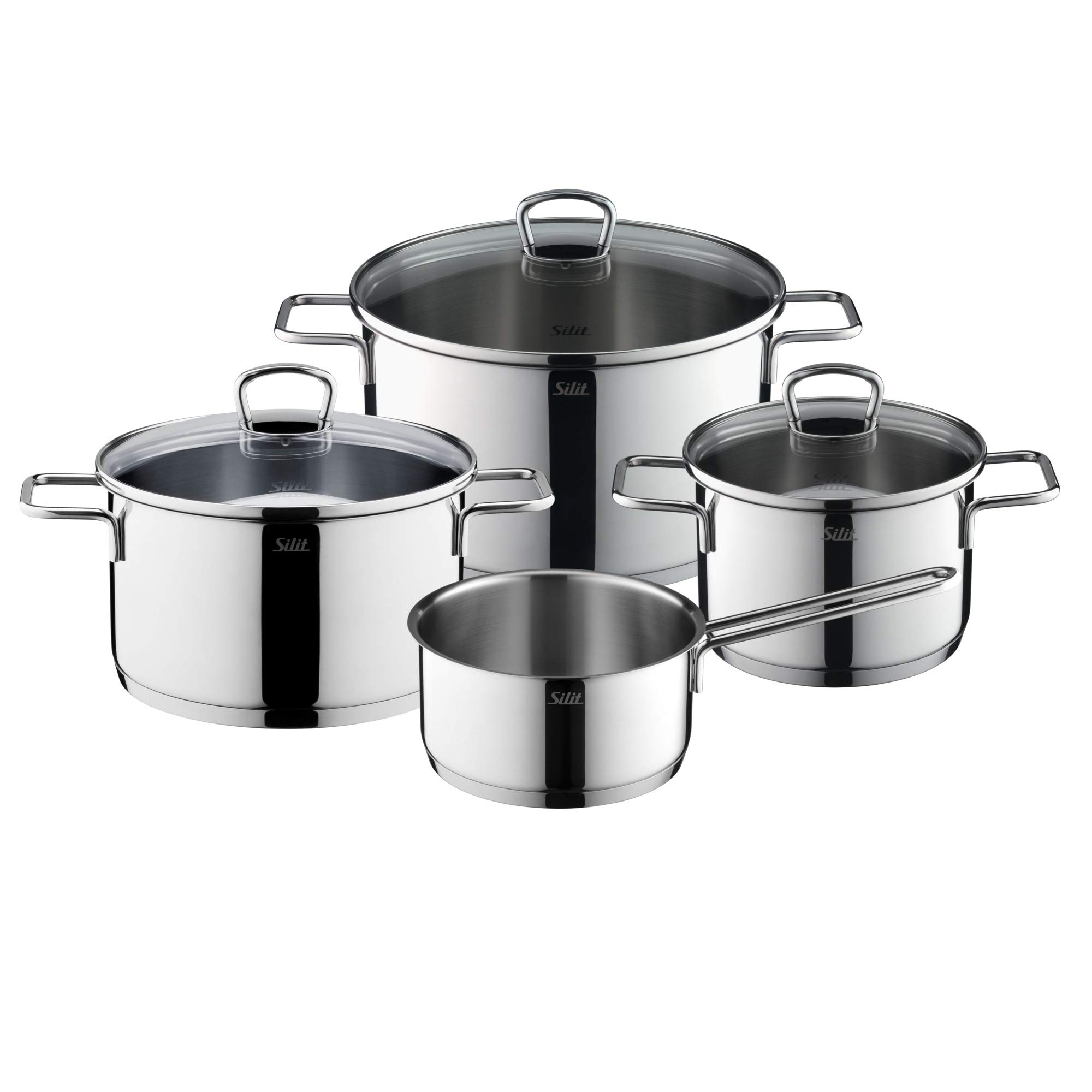 Mua Silit Alicante Set of Saucepans with Glass Lid Polished Stainless