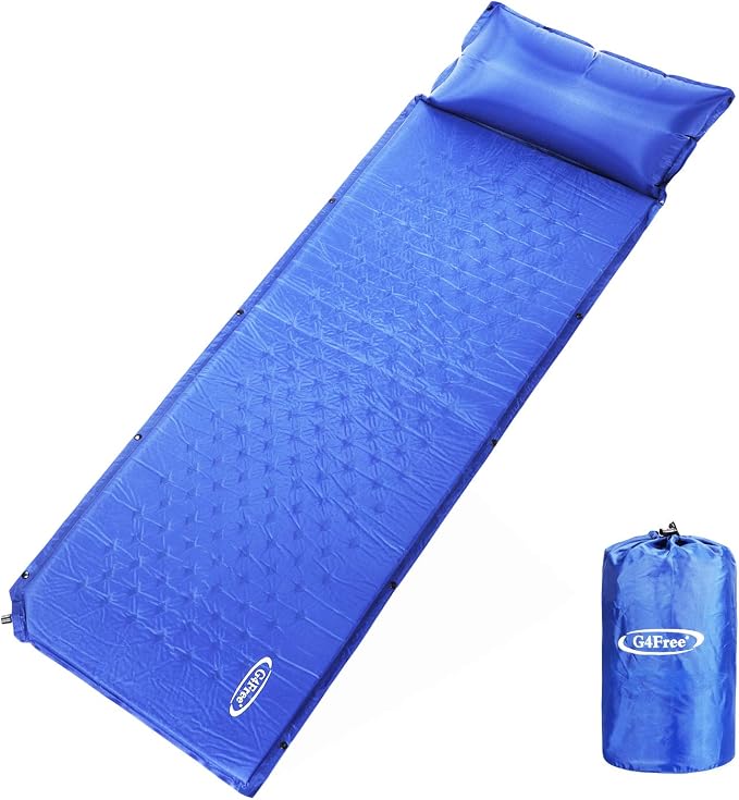 G4Free Self Inflating Sleeping Pad Lightweight Camping Mattress for