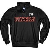 Blue 84 NHL unisex-adult Nhl Officially Licensed Quarter Zip Sweatshirt Power Play