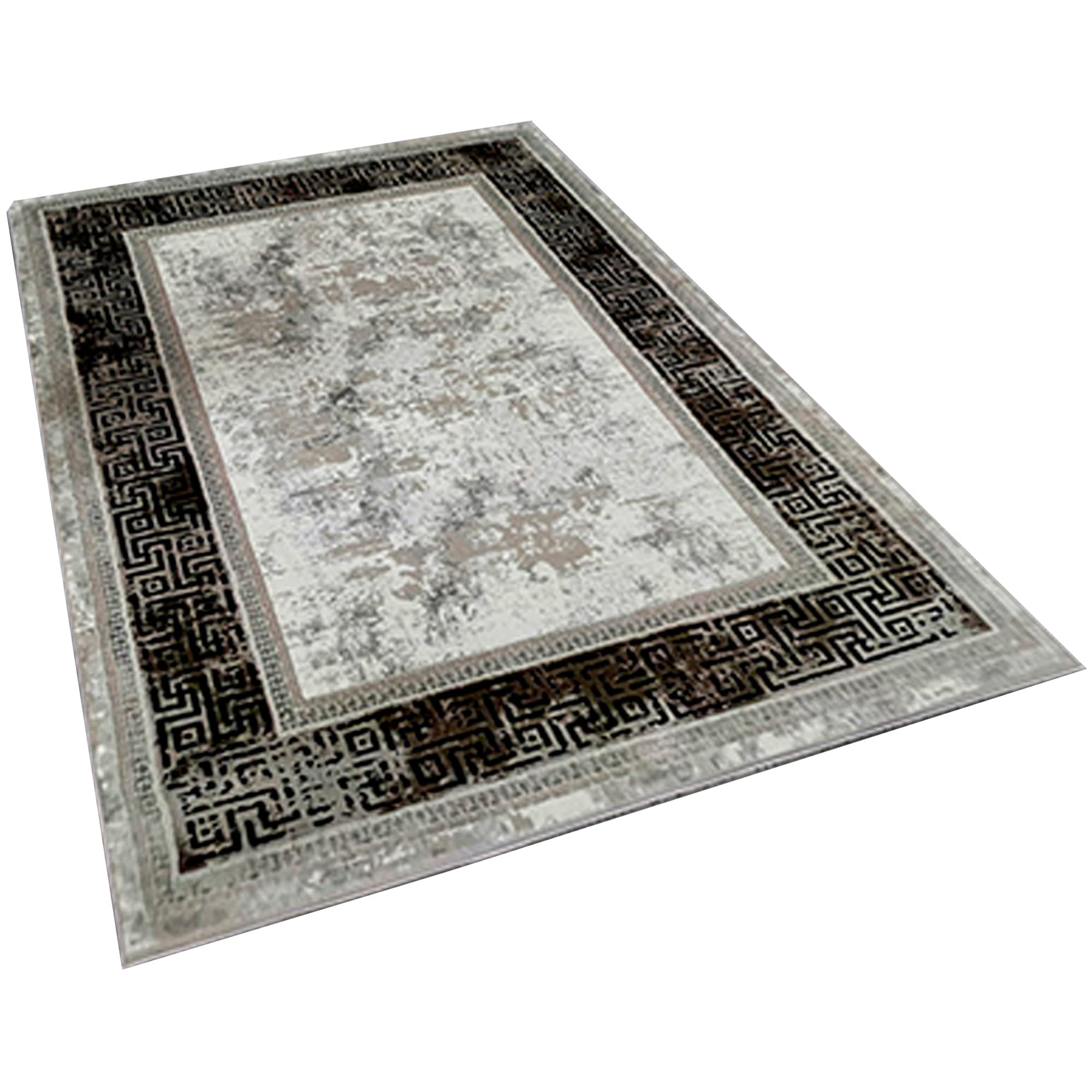 WELL HOME MOBILIARIO & DECORACIÓN GreekFrame Multicoloured Printed Polyester Rug, 80 x 150 cm, GreekFrame Model, Multicoloured