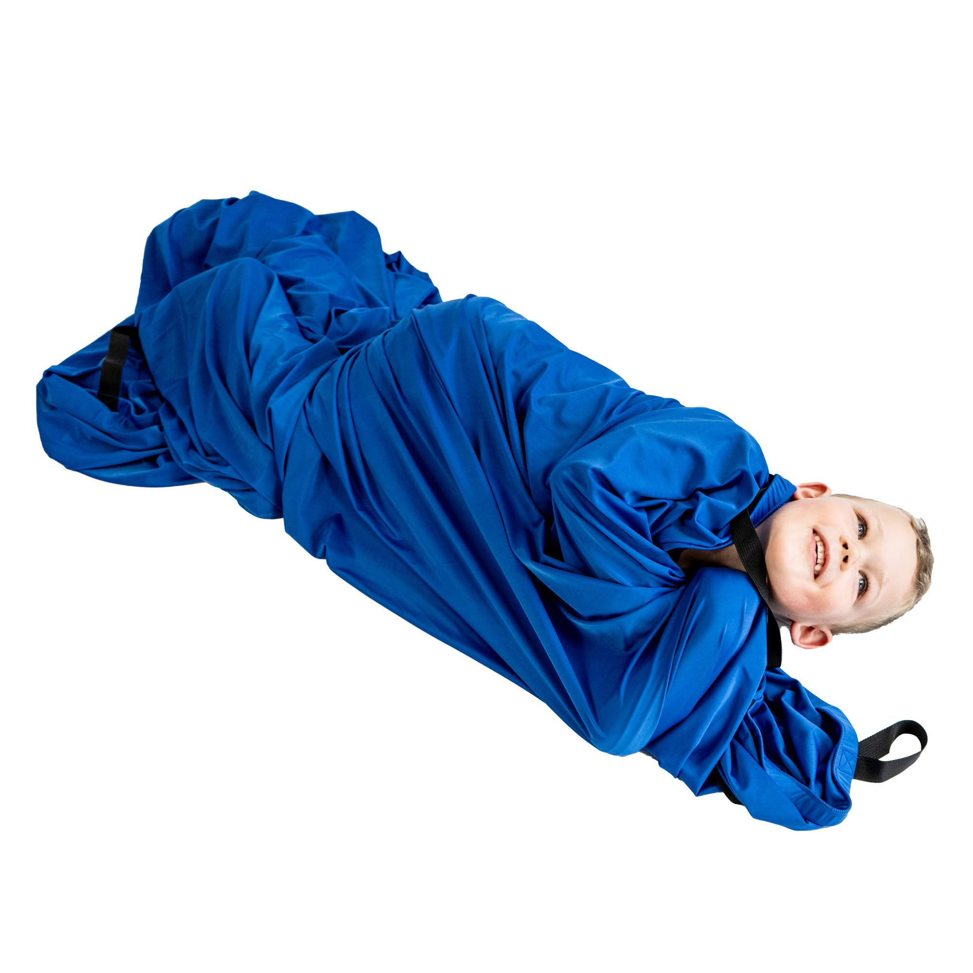 MagicMeadow Resistance Play Sensory Tunnel | Educational Sensory Resistance Tunnel | Autism-Friendly Toys for Kids | Enhance Motor Skills & Coordination | Blue | 1.5 Metres