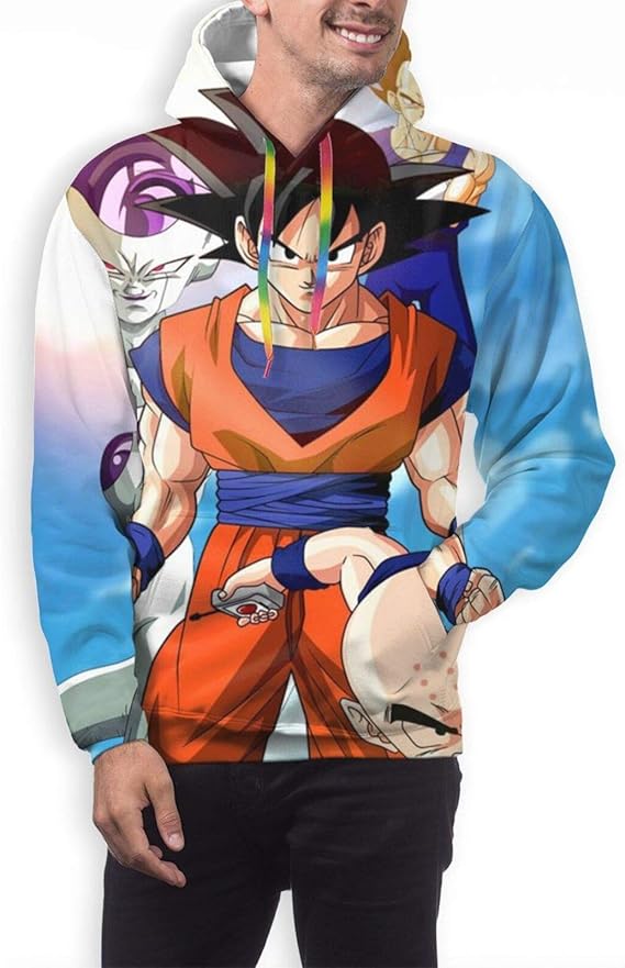 Amazon Co Jp メンズ ドラゴンボール超 2 パーカー 長袖 3dプリント 創意デザイン 厚手服 コートファッション ヒップホップ 面白い フード付き スウェット春秋冬服 服 ファッション小物