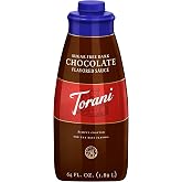 Torani Sugar Free Sauce, Dark Chocolate, 64 Ounces