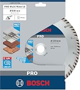 Bosch PRO Multi Material Diamond Cutting Disc Ø230 mm 22.23 bore Large Angle view 2
