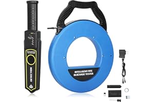 BOOTUU Pipe Locator Underground Pipe Blockage Detector Locators Water Pipe Wall Scanner,Water Pipe Locator Pipeline Underground Diagnostic,Blocking Clogging Scanner for Concrete PVC Water Pipes