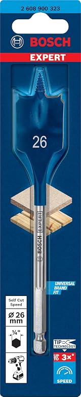 Bosch EXPERT Self Cut Speed Spade Drill Bit 26 mm x 152 mm view 2