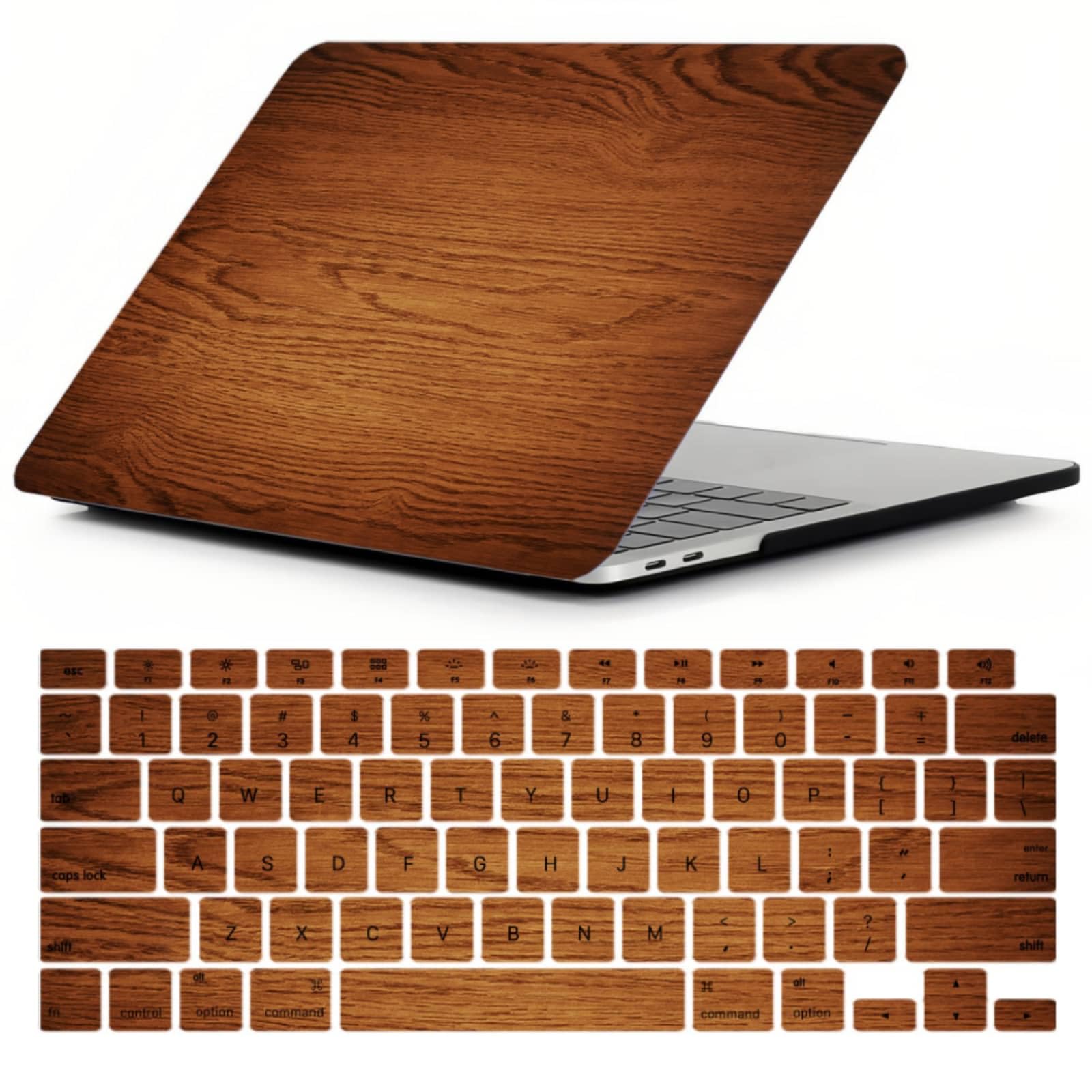Compatible with MacBook Pro 14 inch Case M4 M3 M2 M1 Pro/Max Chip 2025-2021 Model A3112 A3185 A3401 A2918 A2992 A2779 A2442, Plastic Laptop Hard Shell & Keyboard Cover, 1448 Wood Grain