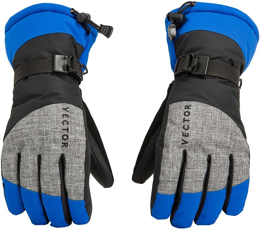 Vbiger Winter Skiing Gloves Warm Waterproof Cycling Gloves for Men