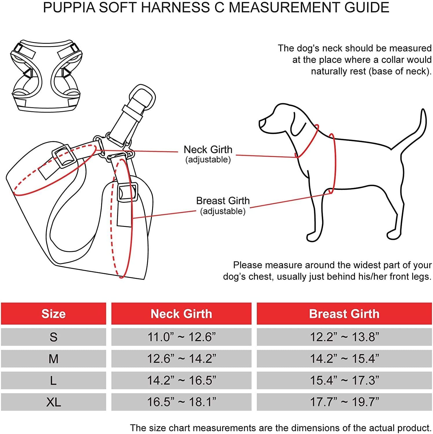 Puppia 4-Point-Dog Harness small dog and medium dog harness, Super soft and comfortable in many colours - Image 5