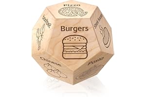 DUFRICEN Christmas Funny Stocking Stuffers for Women Men Couples Gift Ideas Dinner Decider Food Dice for Date Night Gifts for Anniversary Christmas Birthday Wedding Gifts for GrandkidsTeen Men Women Him Her