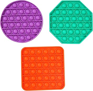 Amazon Com Bzqh Tang Pop It Fidget Toy Push Pop Bubble Fidget Sensory Toy Push Pop Pop Bubble Sensory Fidget Toy Autism Stress Relief Irritability Anti 3pcs Office Products