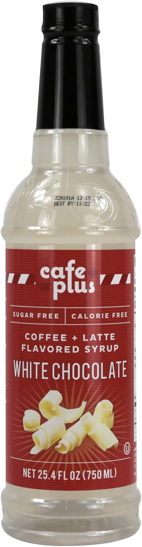 White Chocolate Flavour Sugar-Free Syrup for Coffee and Hot Chocolate