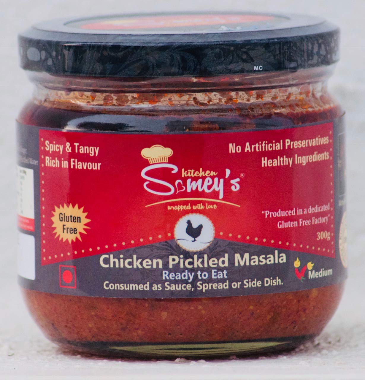 Someys Kitchen Gluten Free Chicken Pickled Masala 300 Gm Amazon