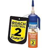 TERRO Cockroach Gel Bait Killer, 84g of Bait, Fast-Acting Roach Killer | Indoor Infestation Control for German, American &amp; Oriental Roaches, Precision Applicator, Use in Kitchen, Bathroom, Basements