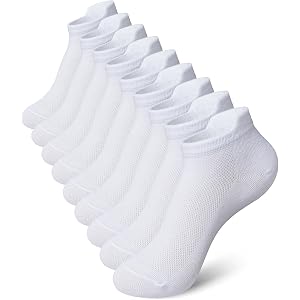 AMENLAN Kids Ankle Socks Low Cut Breathable Mesh Thin Cotton Socks For Little Boys Girls 9 Pairs