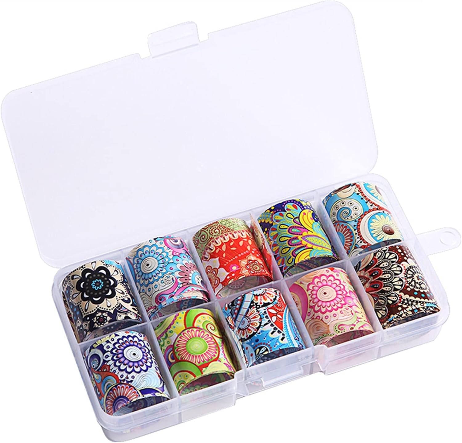 WZRY Nail Sticker, 1 Set Fashion Manicure Adhesive Stickers Simulation Color Nail Decals (Color : 1set): Home & Kitchen