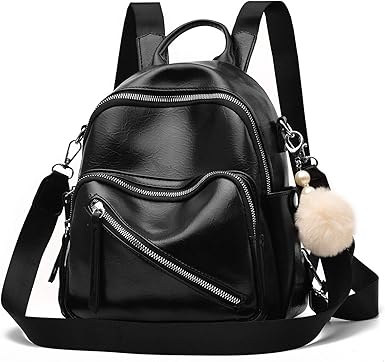 ladies small black backpack