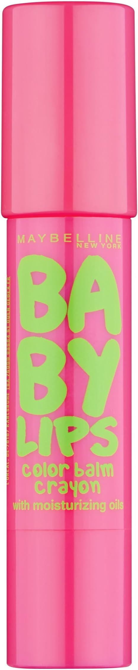 Maybelline Baby Lips Color Balm Crayon 15 Strawberry Pop Lip Balm