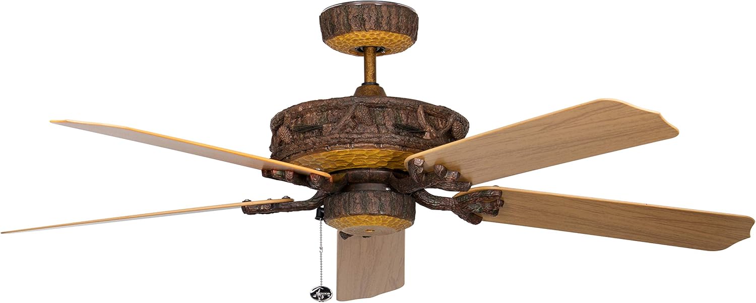 Concord Fans 52pd5owl Downrod Mount 5 Knotty Pine Blades Ceiling