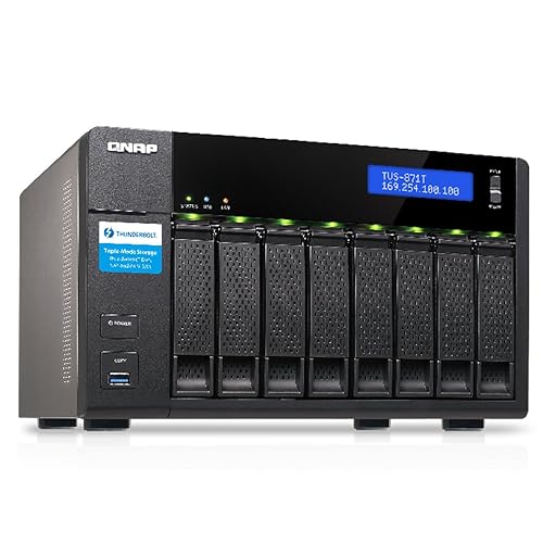 QNAP TVS-871T-i5 8-bay Thunderbolt DAS/NAS/iSCSI IP-SAN Solution