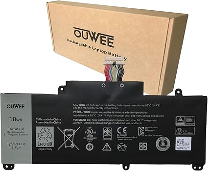 Amazon Com Ouwee 74xcr Laptop Battery Compatible With Dell Venue 8 Pro 50 Tablet Series Notebook 074xcr X1m2y 0x1m2y Vxgp6 0vxgp6 3 7v 18wh 4960mah 2 Cell Home Audio Theater