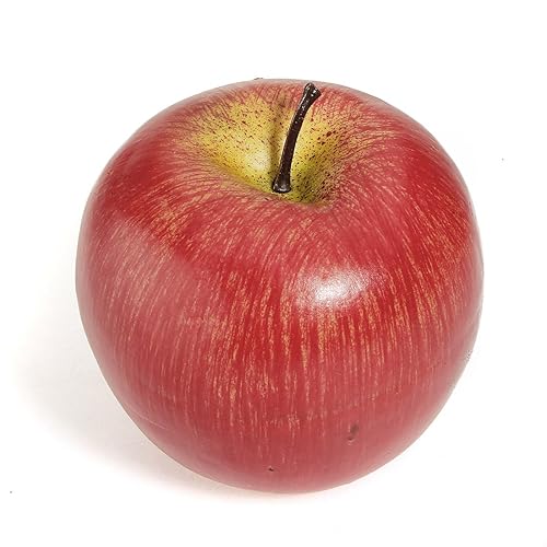 1pcs Decorative Large Artificial Fake Red Apple Plastic Fruits Home