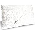 EnerPlex Queen Size Memory Foam Pillows - Pack of 1 - Adjustable Fill for Sleeping w/Extra Stuffing - Machine Washable Firm Cushioning
