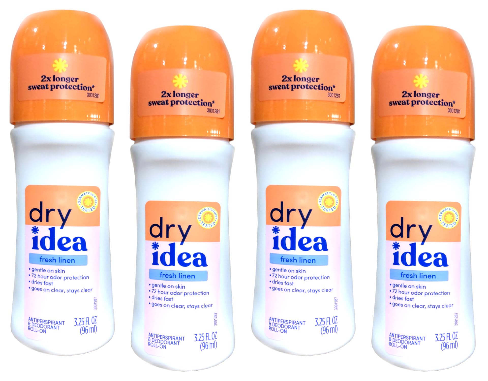 Dry Idea Advanced Dry Powder Fresh, 3.25-Ounce (Pack Of 4)
