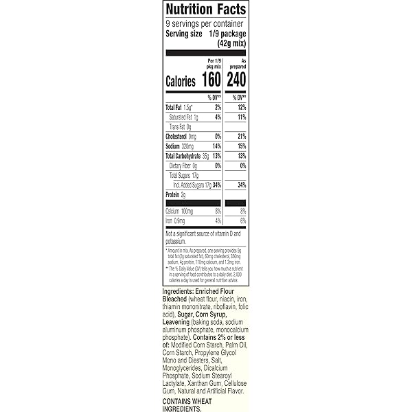BETTY CROCKER FAVORITES SUPER MOIST VANILLA CAKE MIX, 13.25 OZ