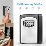 Raxter Heavy-Duty Wall-Mounted Key Safe Box 4-Digit Combo Weatherproof view 4